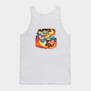 Cosmic Raceway Adventure Cute Tee Tank Top